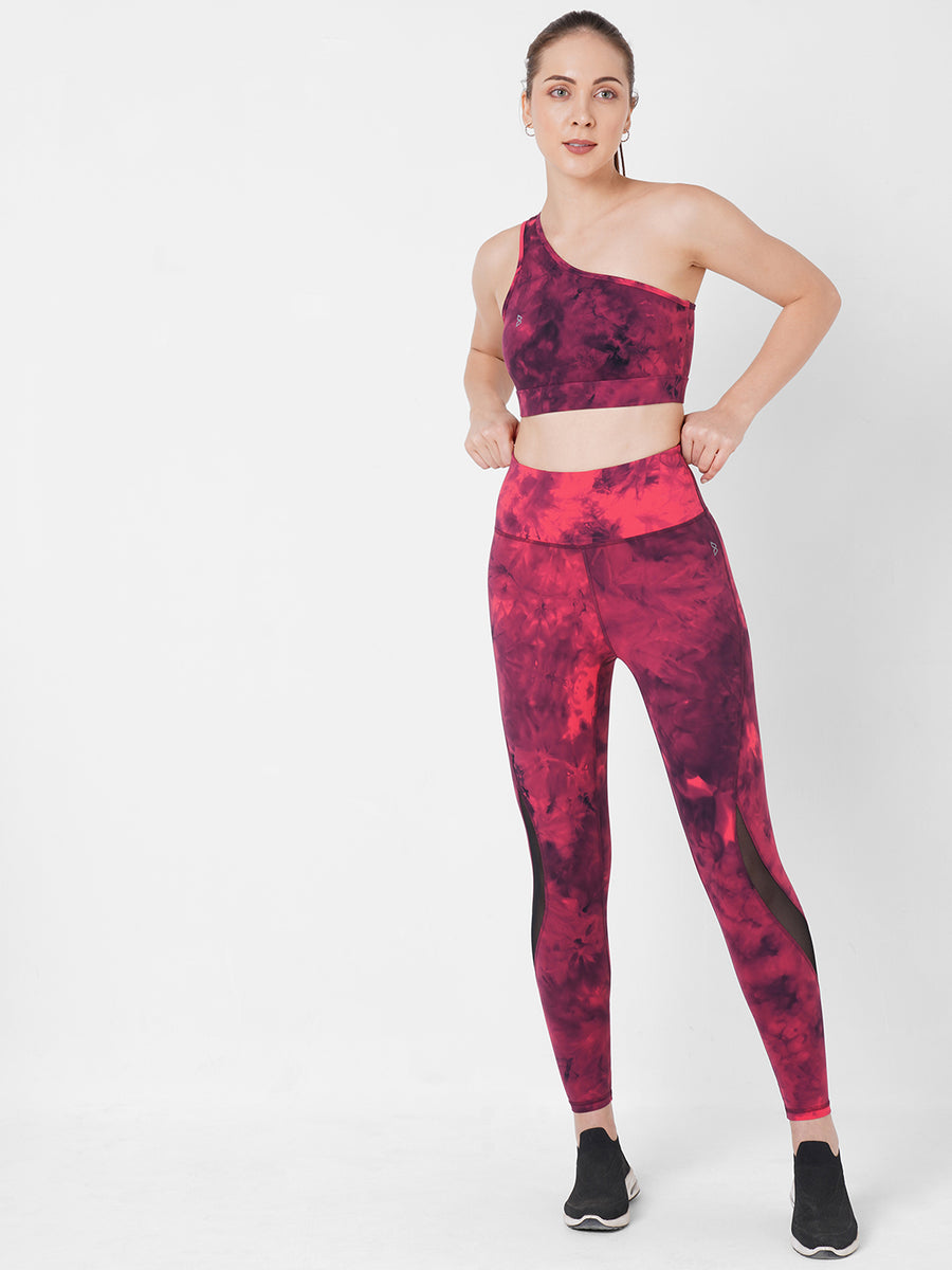 Ruby Wine Tie-dye Sports Bra Set – BODD ACTIVE