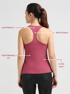 Cranberry Pink Racerback Tank