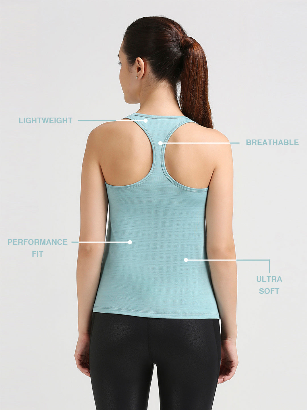 Aqua Racerback Tank