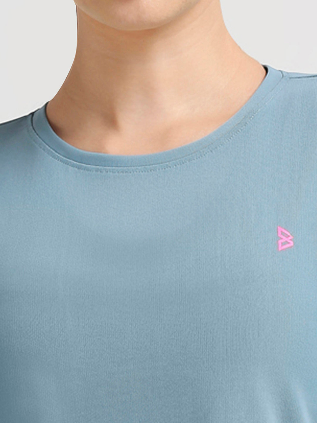 Aqua Teal Functional Mesh Tee