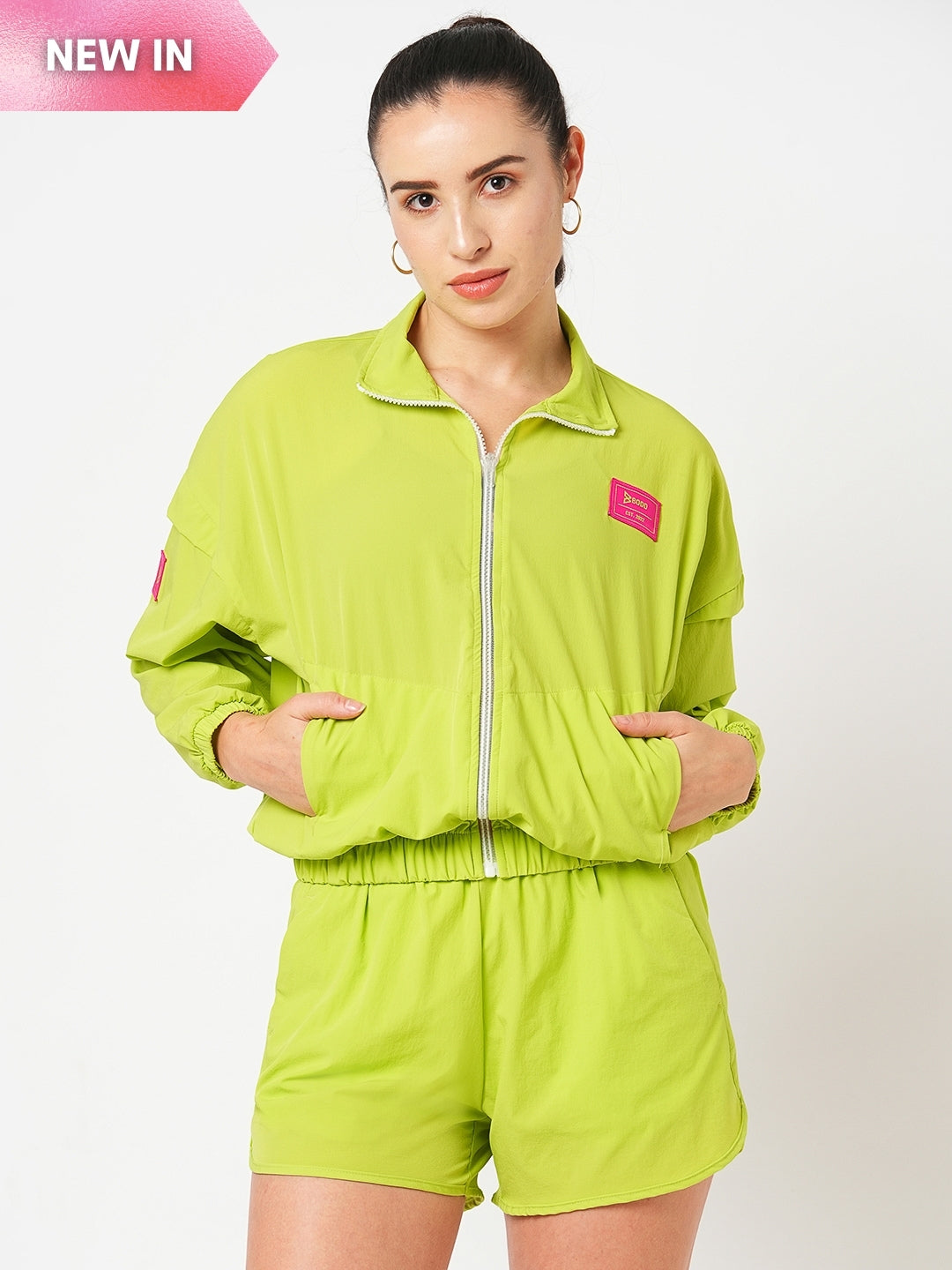 Workin' It Neon Oversized Jacket BODD ACTIVE