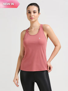 Coral Racerback Tank