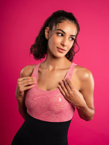 Dance All Night' Pink Snakeskin Bodysuit