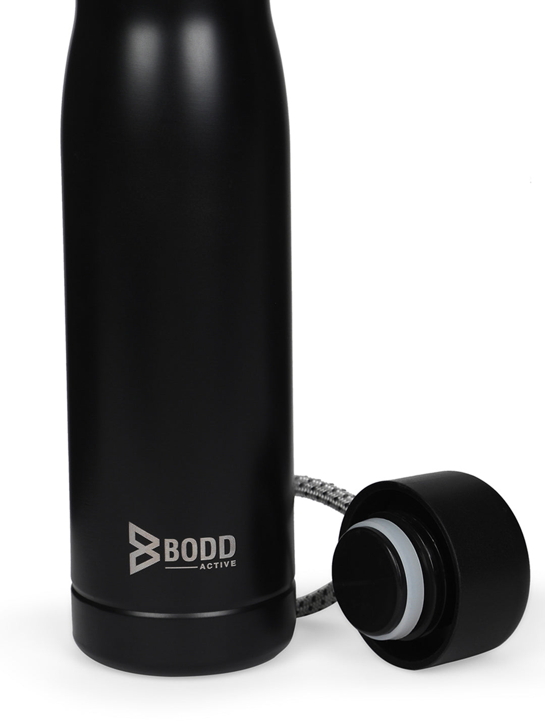 Yes You Can - Black Stainless Steel Bottle BODD ACTIVE