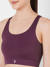 Wine Crop Top BODD ACTIVE