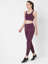 Wine Crop Top BODD ACTIVE