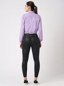 Being Pretty Lavender Cropped Jacket BODD ACTIVE