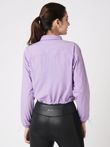 Being Pretty Lavender Cropped Jacket BODD ACTIVE