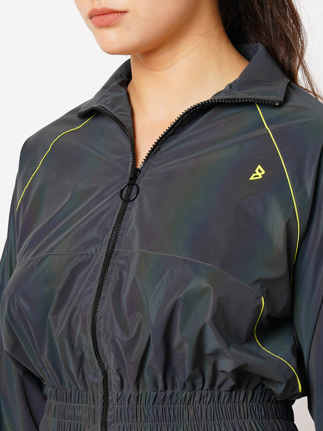 Tanya's Greatest Obsession Reflective Zip Up Jacket BODD ACTIVE