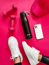 Yes You Can - Black Stainless Steel Bottle BODD ACTIVE