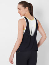 Black Mesh And Neon Sports Bra + Tank boddactive.com