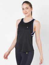 Black And Blue Holo Sports Bra + Tank boddactive.com