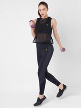 Black Sheer Overlapping Tank Set boddactive.com