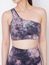 Blush Pink Tie Dye Sports Bra Set boddactive.com